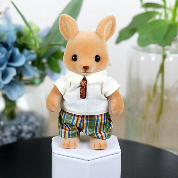 Calico Critters Sylvanian Families Kangaroo Father -‎ Miniature Animal Doll - Picture 2 of 7